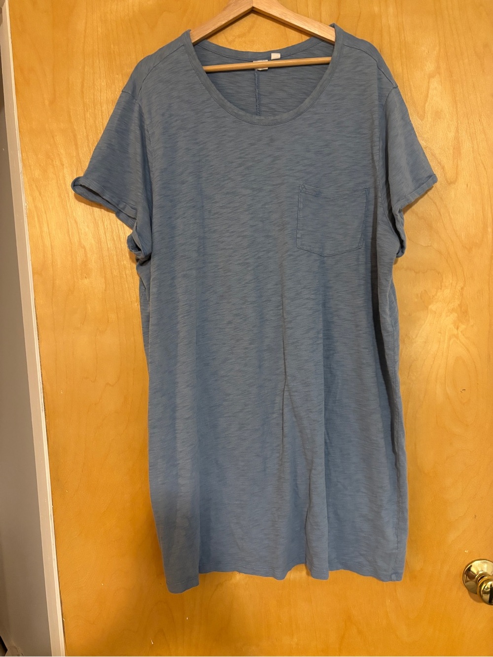 GAP Light Blue Short-Sleeve Pocket Tee